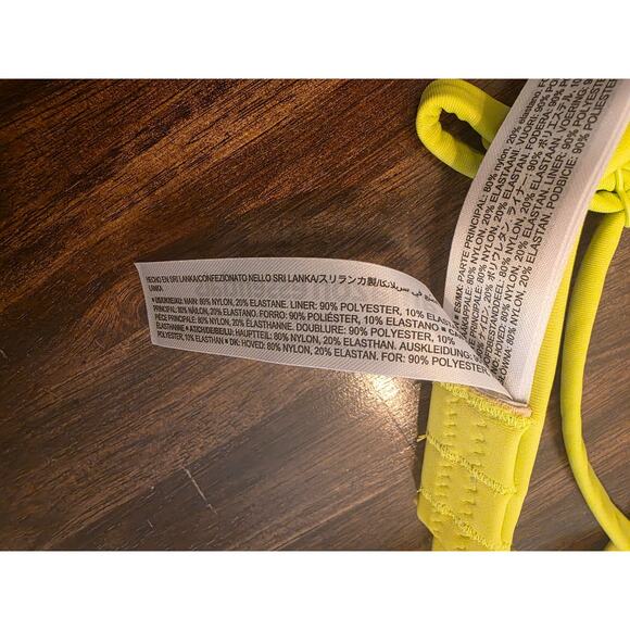 Amazon Essentials Bikini Top Lime Green Size XXL 2XL Light Support Bralette NWT - Picture 5 of 5